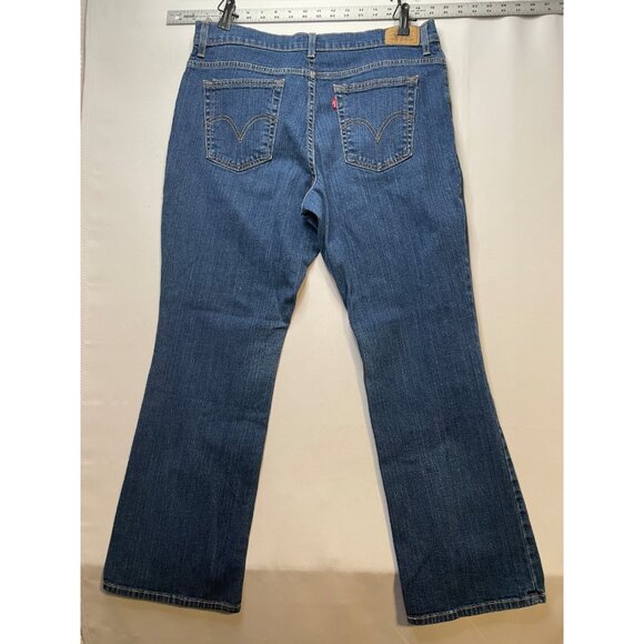 Levi's jeans womens 14 short 35 x 30 550 relaxed bootcut blue - Picture 3 of 10